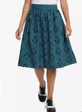 NWT Disney Parks Her Universe Star Wars: The Last Jedi Porg Retro Skirt L